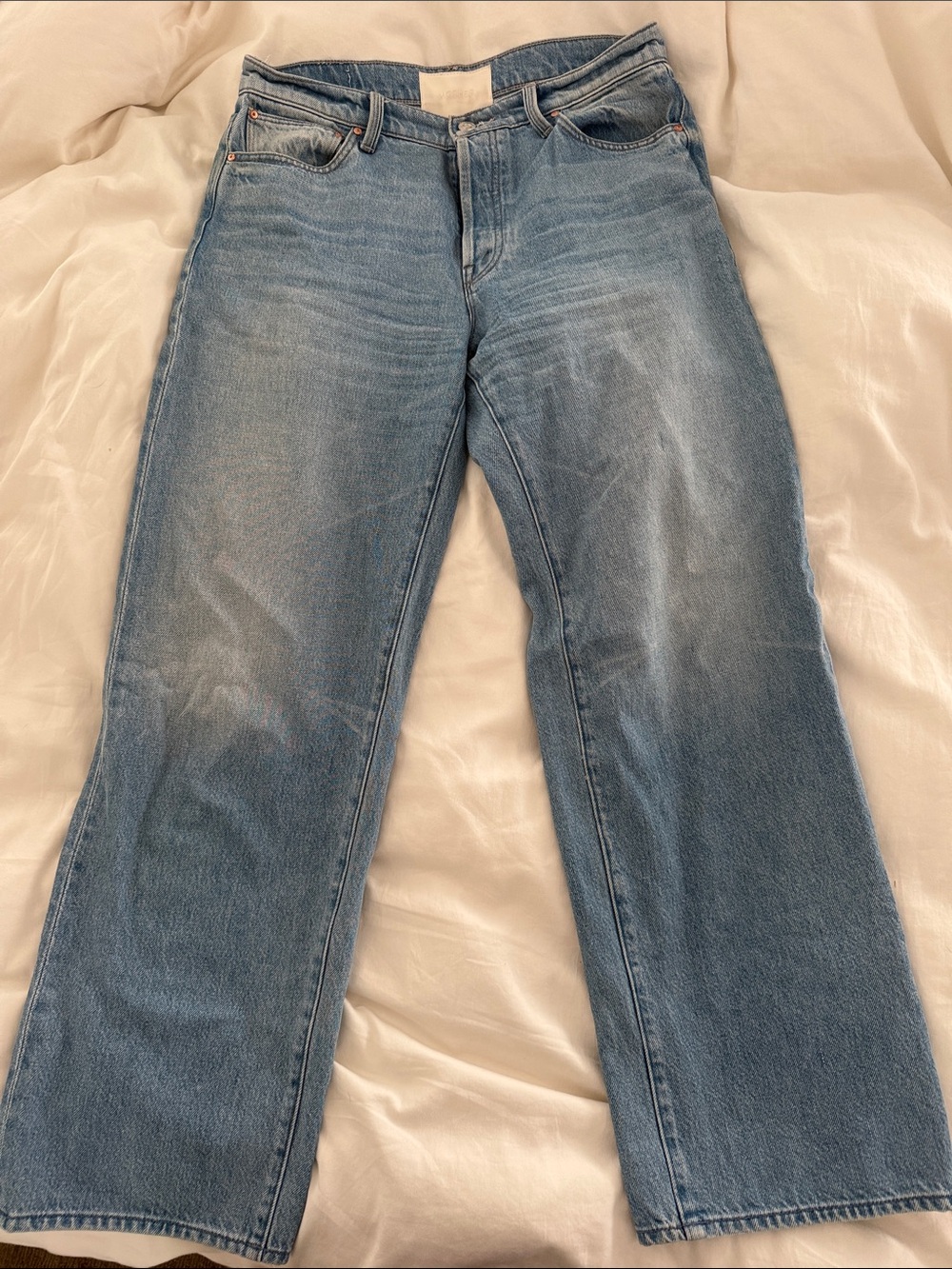 MOTHER Men's Light Blue Straight Jeans